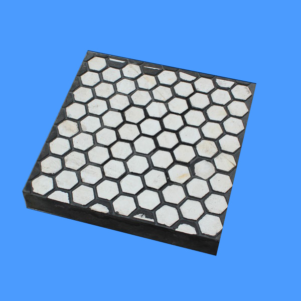 六角陶瓷橡胶二合一复合板